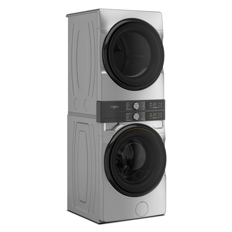 Smart ENERGY STAR® Front Load Laundry Tower with UV Clean Technology & FreshFlowTM Vent System 4.5 cu. ft. Washer & 7.4 cu. ft. Gas Dryer WGF5727TR