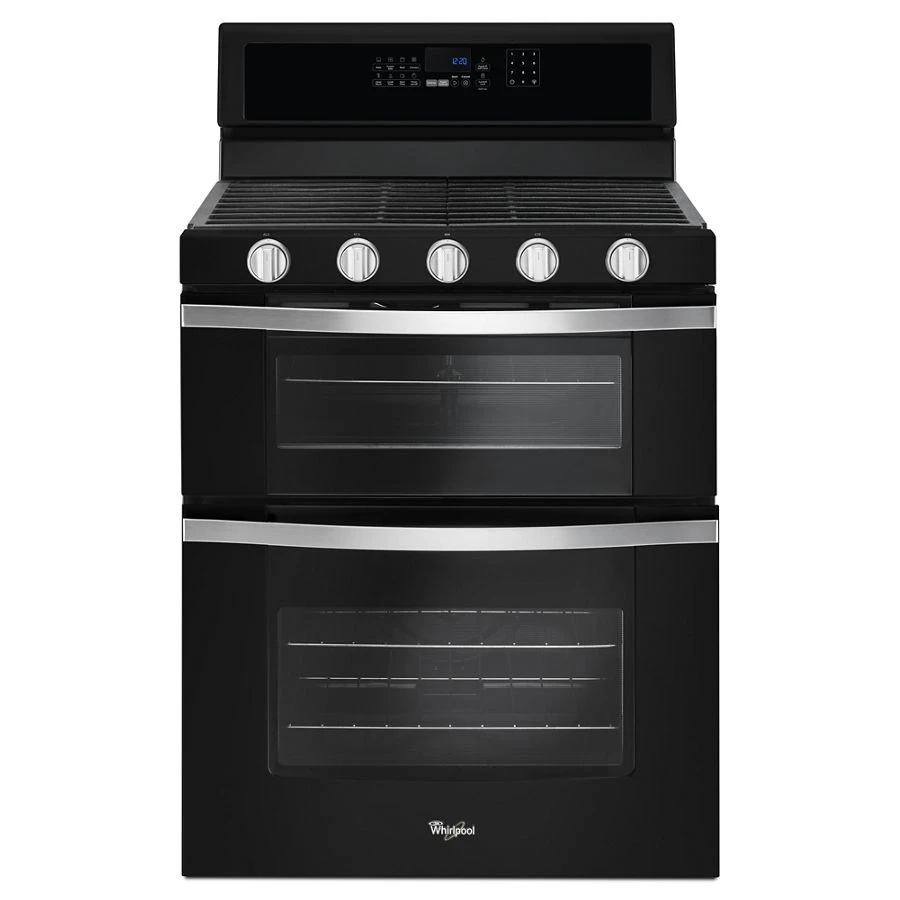 6.0 Cu. Ft. Gas Double Oven Range with EZ-2-Lift™ Hinged Grates WGG745S0FS