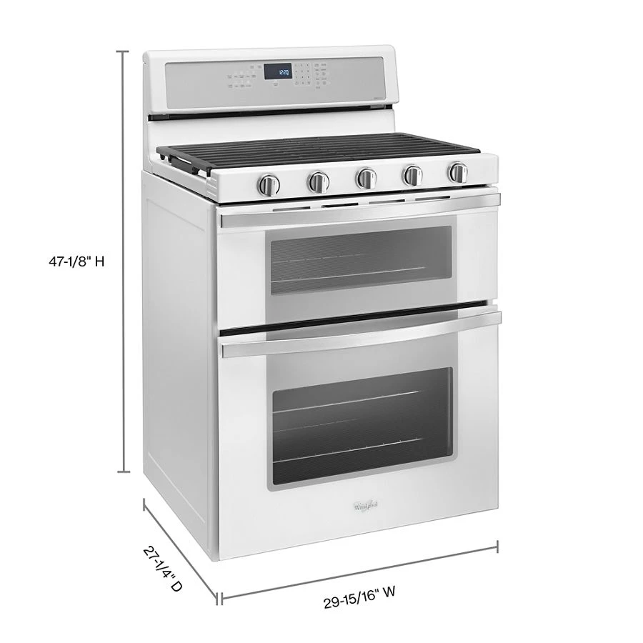6.0 Cu. Ft. Gas Double Oven Range with EZ-2-Lift™ Hinged Grates view 7