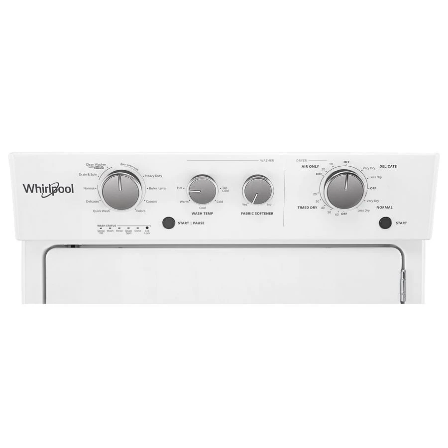 3.5 cu.ft Gas Stacked Laundry Center 9 Wash cycles and AutoDry™ view 3