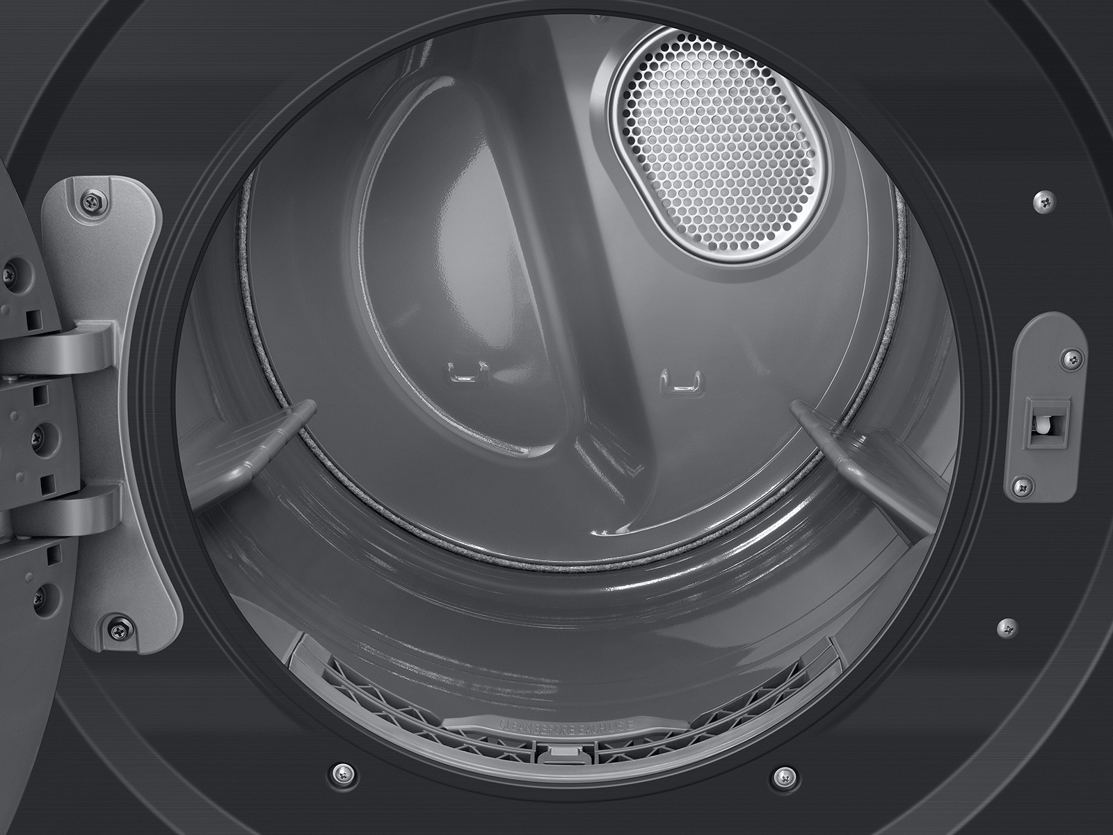 Bespoke AI Laundry Hub™ 4.6 cu. ft. Large Capacity Single Unit Washer with Flex Auto Dispense System and 7.6 cu. ft. Gas Dryer in Brushed Black WH46DBH500GVA3
