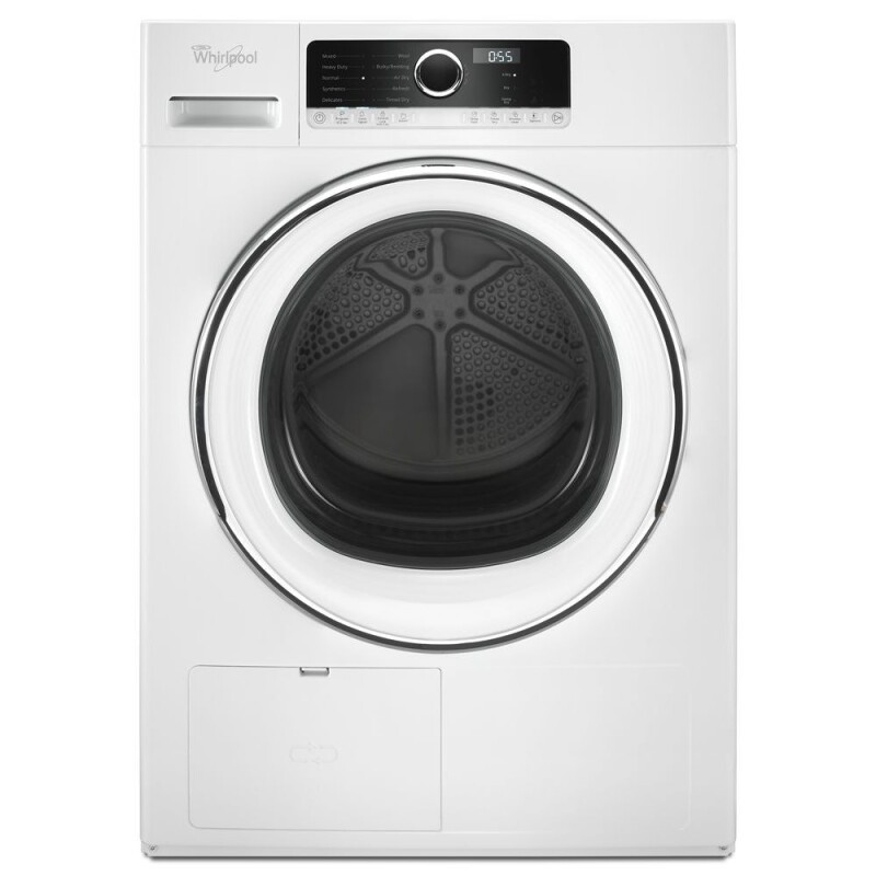 Whirlpool 4.3 cu.ft Compact Ventless Heat Pump Dryer with Wrinkle Shield Option White WHD5090GW Picture 1