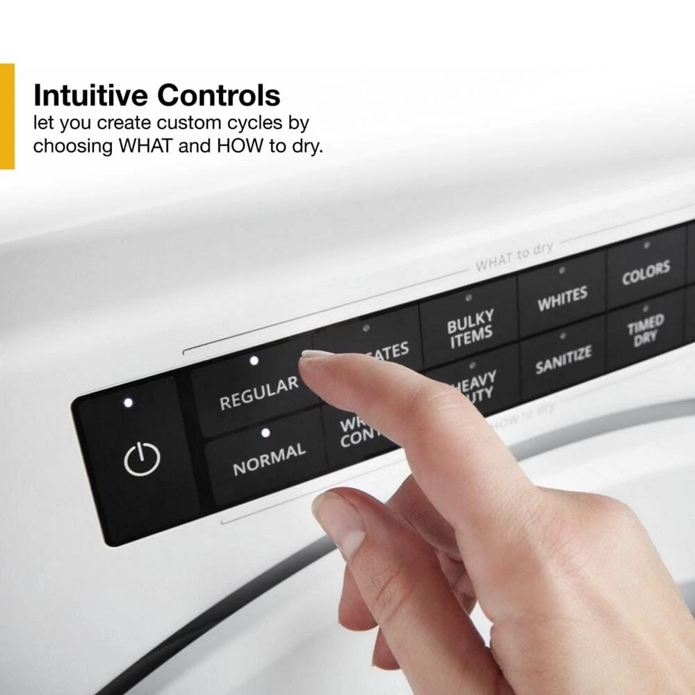 7.4 cu.ft Front Load Heat Pump Dryer with Intiutitive Touch Controls, Advanced Moisture Sensing view 26