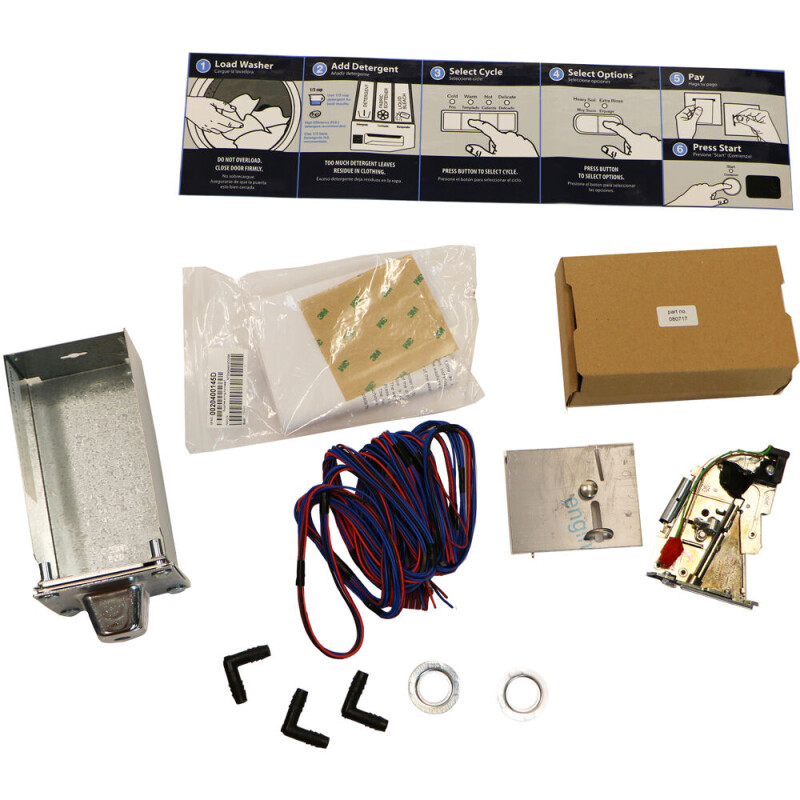 Accessory Kit Coin Box for Front Load Commercial Washers WHLFP817AL