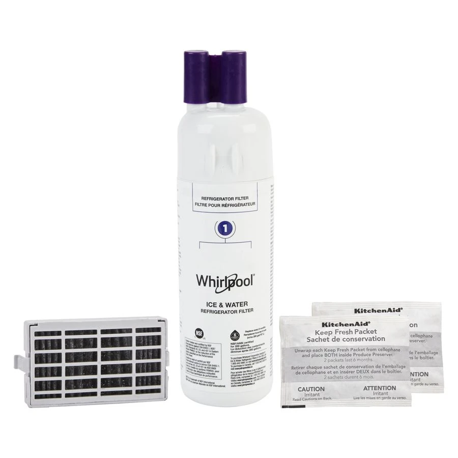 Whirlpool® Refrigerator Water Filter1 - Whr1rxd1 (pack1) + Refrigerator Freshflow™ Airfilter + Freshflow Produce Preserver Refill WHR1RXVR6, product image 2 of 2