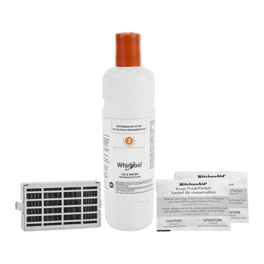 Whirlpool® Refrigerator Water Filter2 - Whr2rxd1 (pack1) + Refrigerator Freshflow™ Airfilter + Freshflow Produce Preserver Refill WHR2RXVR6, product image 2 of 2