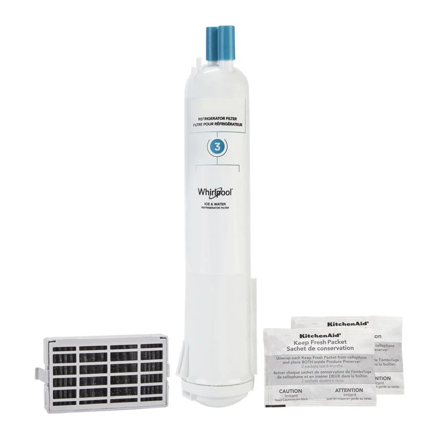 Whirlpool® Refrigerator Water Filter3 - Whr3rxd1 (pack1) + Refrigerator Freshflow™ Airfilter + Freshflow Produce Preserver Refill WHR3RXVR6, product image 2 of 2