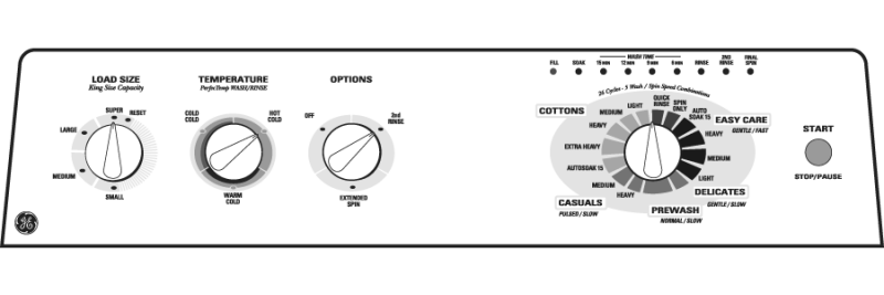 3.5 Cu. Ft. Capacity King-size Washer with Stainless Steel Basket WHRE5260ECC