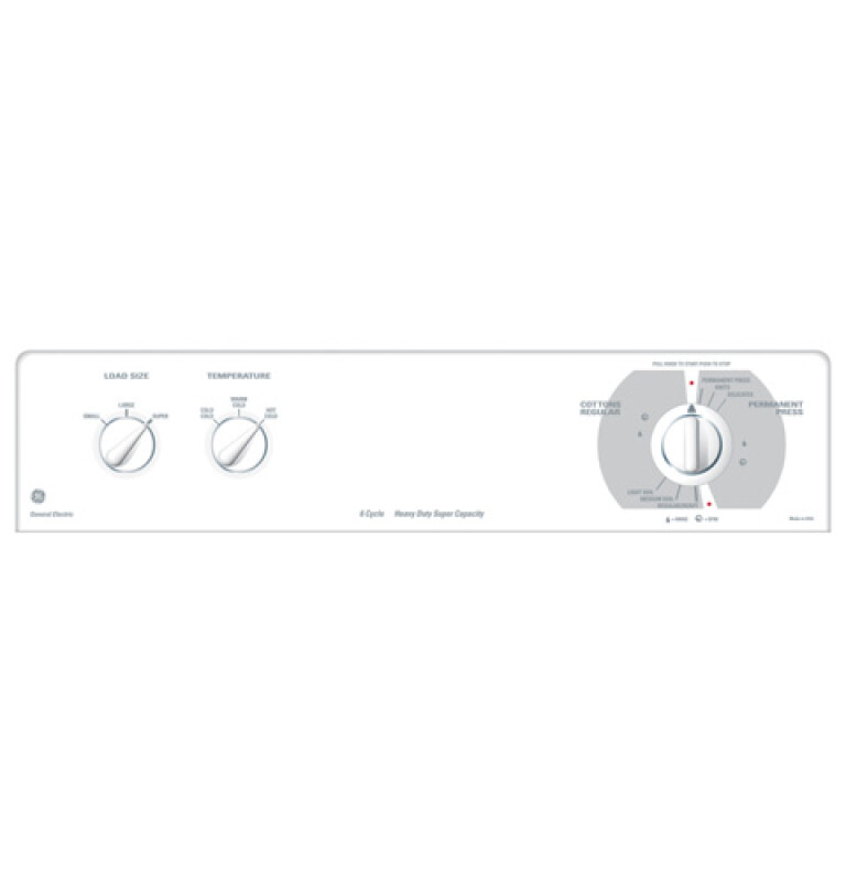 Washer, 6 Cycle, 1 Speed, 3 Water Level Washer, Super 3.2 cu. Ft. Capacity WISR106DTWW