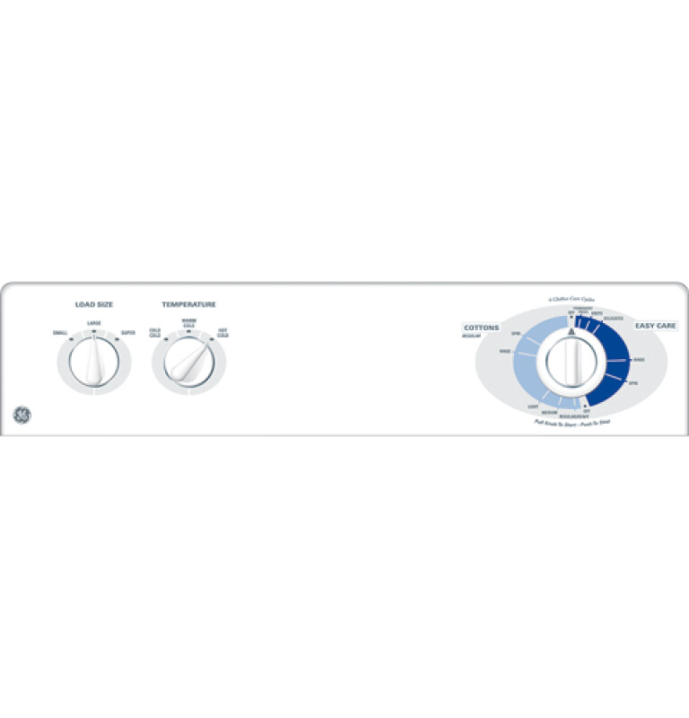Washer, 6 Cycle, 1 Speed, 3 Water Level Washer, Super 3.2 cu. Ft. Capacity WISR106DTWW