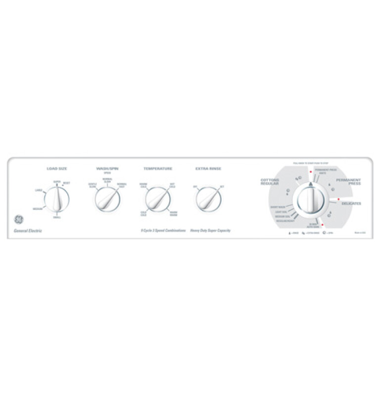 Washer, 9 Cycle, 3 Speed, 4 Water Level Washer, Super 3.2 cu. Ft. Capacity WISR309DTWW