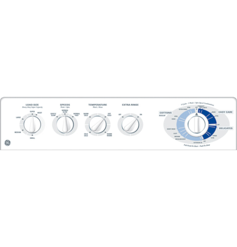 Washer, 9 Cycle, 3 Speed, 4 Water Level Washer, Super 3.2 cu. Ft. Capacity WISR309DTWW