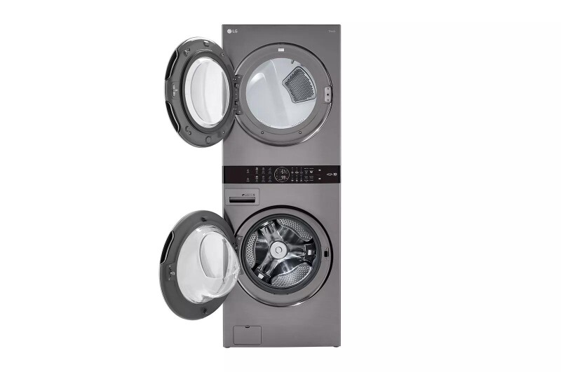 Single Unit Front Load LG WashTower™ with Center Control™ 4.5 cu. ft. Washer and 7.4 cu. ft. Electric Dryer view 4