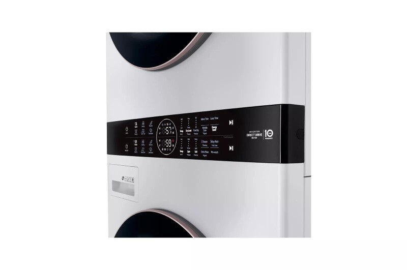 Single Unit Front Load LG WashTower™ with Center Control™ 4.5 cu. ft. Washer and 7.4 cu. ft. Electric Dryer view 8