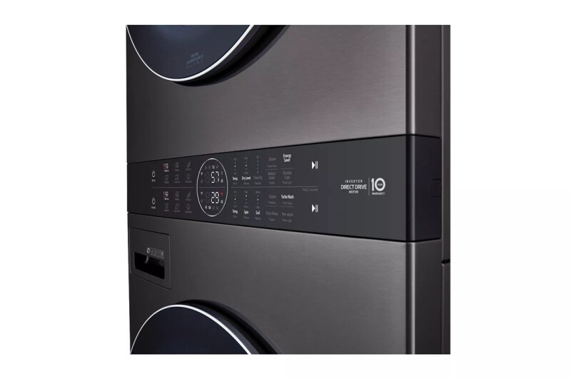 Single Unit Front Load LG WashTower™ with Center Control™ 4.5 cu. ft. Washer and 7.4 cu. ft. Electric Dryer view 2