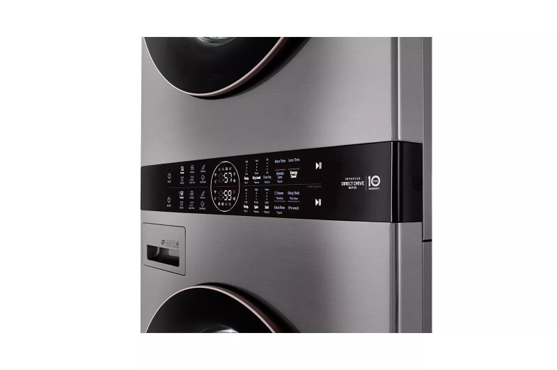 Single Unit Front Load LG WashTower™ with Center Control™ 4.5 cu. ft. Washer and 7.4 cu. ft. Gas Dryer view 8