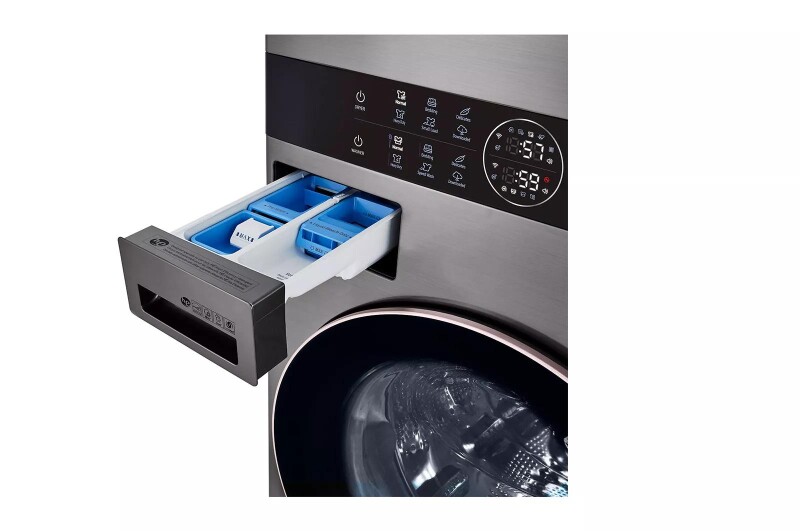 Single Unit Front Load LG WashTower™ with Center Control™ 4.5 cu. ft. Washer and 7.4 cu. ft. Gas Dryer view 9