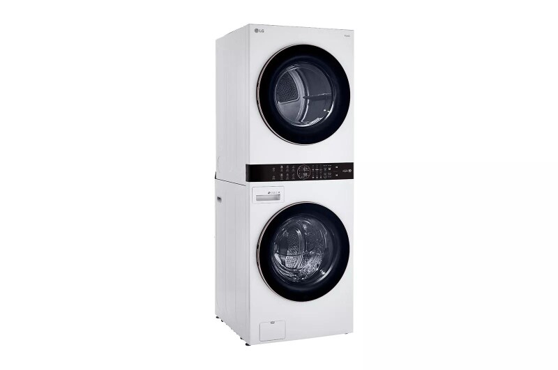 Single Unit Front Load LG WashTower™ with Center Control™ 4.5 cu. ft. Washer and 7.4 cu. ft. Gas Dryer view 2