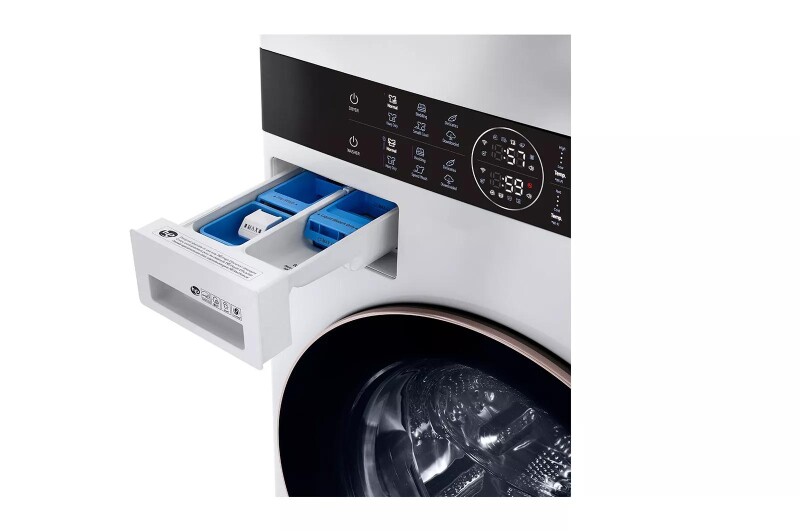 Single Unit Front Load LG WashTower™ with Center Control™ 4.5 cu. ft. Washer and 7.4 cu. ft. Gas Dryer view 9