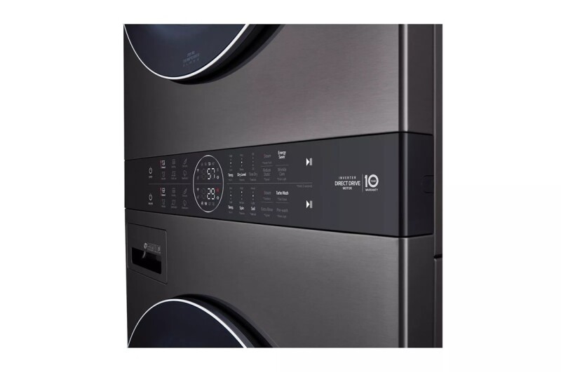 Single Unit Front Load LG WashTower™ with Center Control™ 4.5 cu. ft. Washer and 7.4 cu. ft. Gas Dryer view 2
