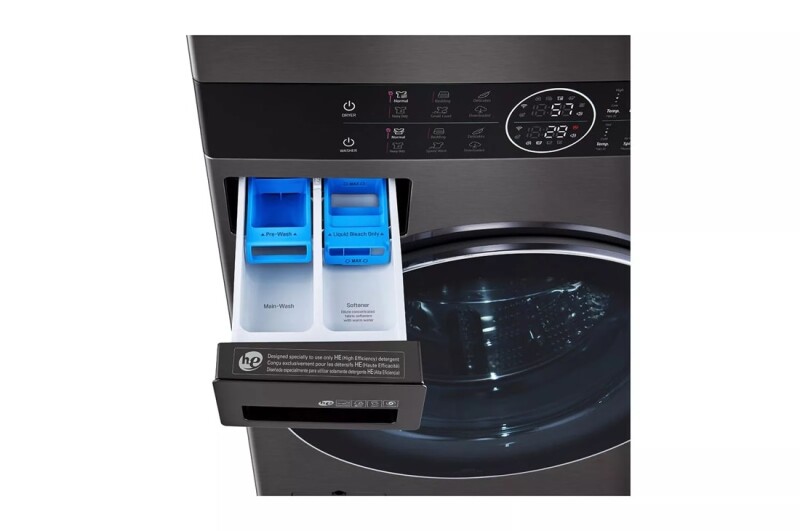 Single Unit Front Load LG WashTower™ with Center Control™ 4.5 cu. ft. Washer and 7.4 cu. ft. Gas Dryer view 8