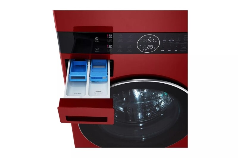 Single Unit Front Load LG WashTower™ with Center Control™ 4.5 cu. ft. Washer and 7.4 cu. ft. Gas Dryer view 10