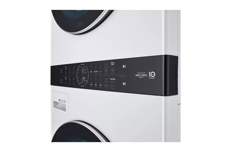 Single Unit Front Load LG WashTower™ with Center Control™ 4.5 cu. ft. Washer and 7.4 cu. ft. Gas Dryer view 2