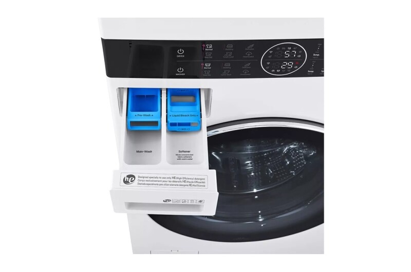 Single Unit Front Load LG WashTower™ with Center Control™ 4.5 cu. ft. Washer and 7.4 cu. ft. Gas Dryer view 8