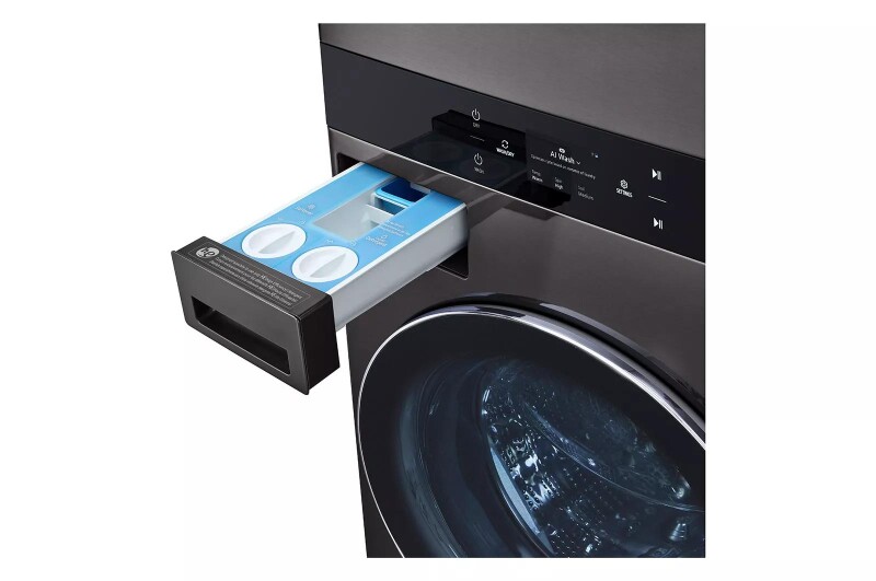 Single Unit Front Load LG WashTower™ with Center Control® 5.0 cu.ft. Washer & 7.4 cu.ft. Gas Dryer view 8