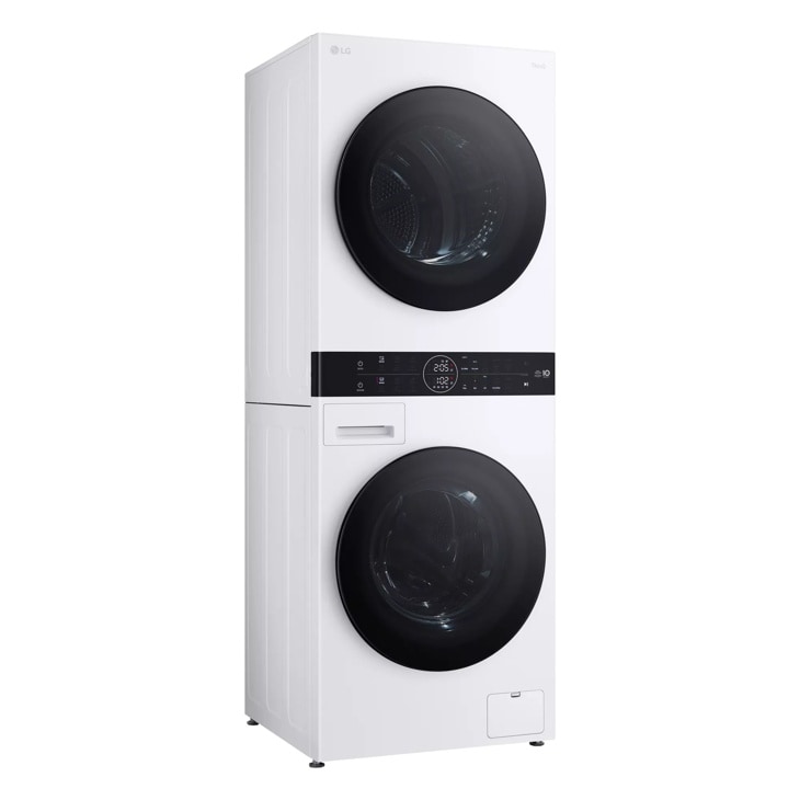 Compact Single Unit LG WashTower™ with Center Control™ 2.4 cu.ft. Front Load Washer and 4.2 cu.ft. Electric Ventless HeatPump™ Dryer view 17