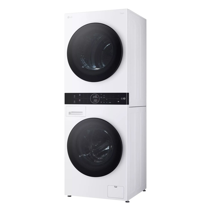 Compact Single Unit LG WashTower™ with Center Control™ 2.4 cu.ft. Front Load Washer and 4.2 cu.ft. Electric Ventless HeatPump™ Dryer view 15