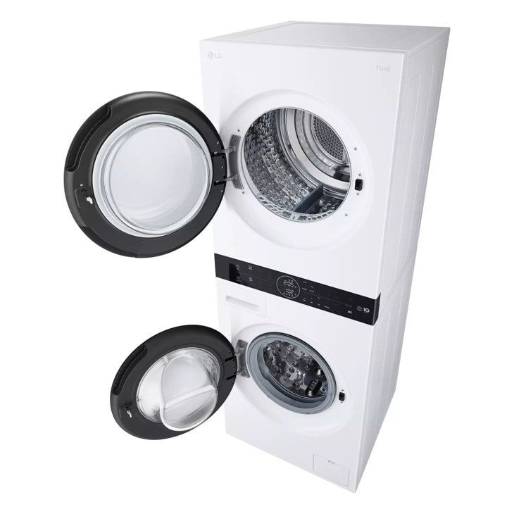 Compact Single Unit LG WashTower™ with Center Control™ 2.4 cu.ft. Front Load Washer and 4.2 cu.ft. Electric Ventless HeatPump™ Dryer view 13