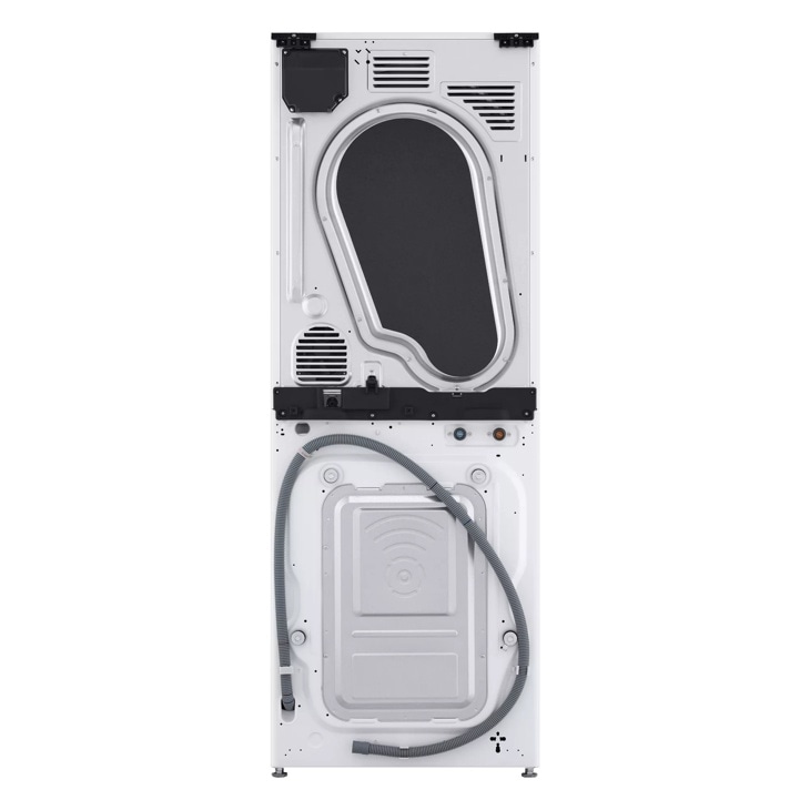 Compact Single Unit LG WashTower™ with Center Control™ 2.4 cu.ft. Front Load Washer and 4.2 cu.ft. Electric Ventless HeatPump™ Dryer view 6