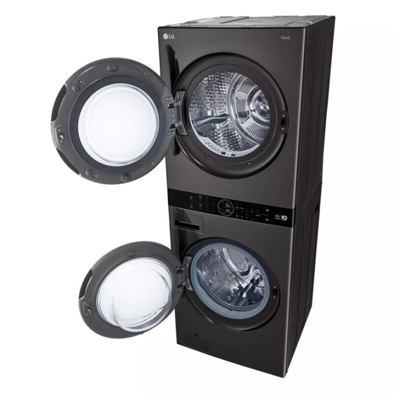 Single Unit LG WashTower™ with Center Control™ 5.0 cu. ft. Front Load Washer and 7.8 cu. ft. Electric Ventless Heat Pump Dryer view 6
