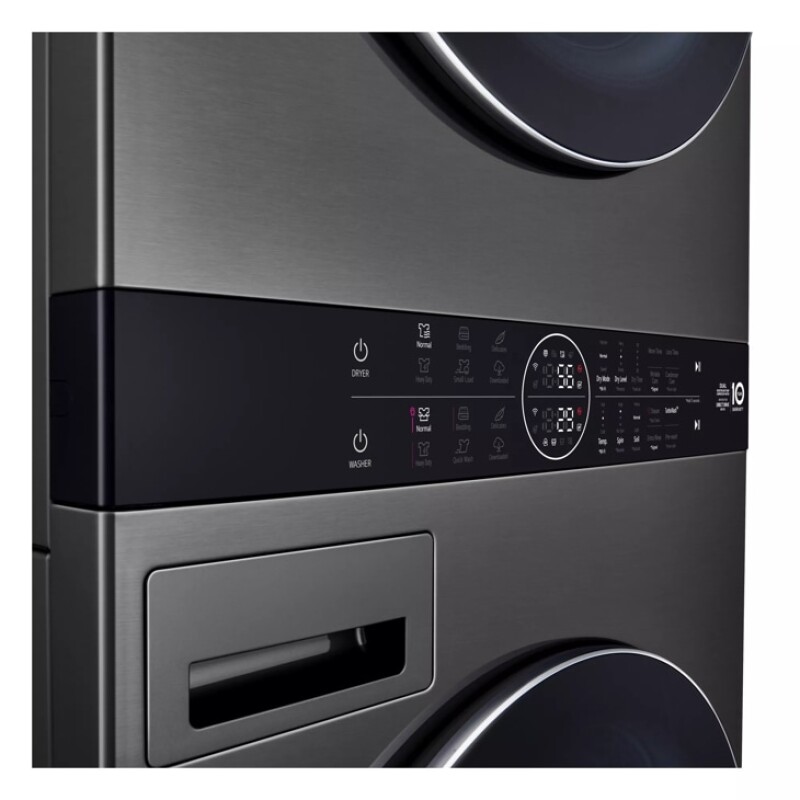 Single Unit LG WashTower™ with Center Control™ 5.0 cu. ft. Front Load Washer and 7.8 cu. ft. Electric Ventless Heat Pump Dryer view 11