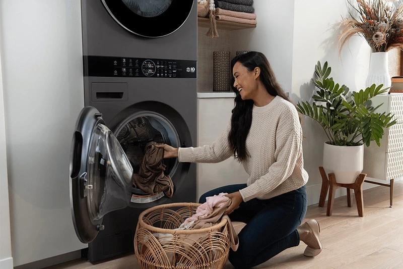 Advanced Washing with LG's Best Cleaning System
