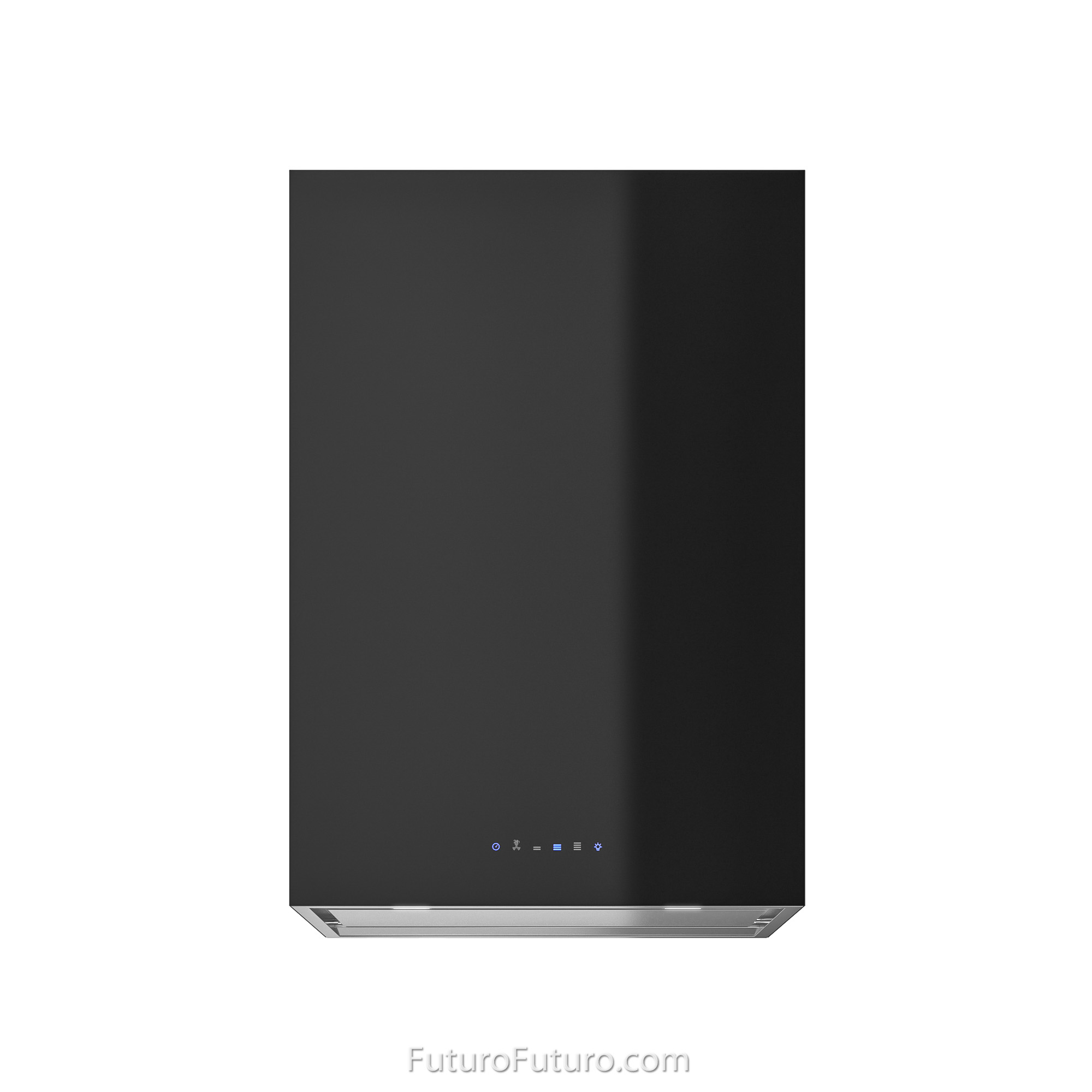 24″ Lombardy Black Wall Range Hood WL24LOMBARDYBLK