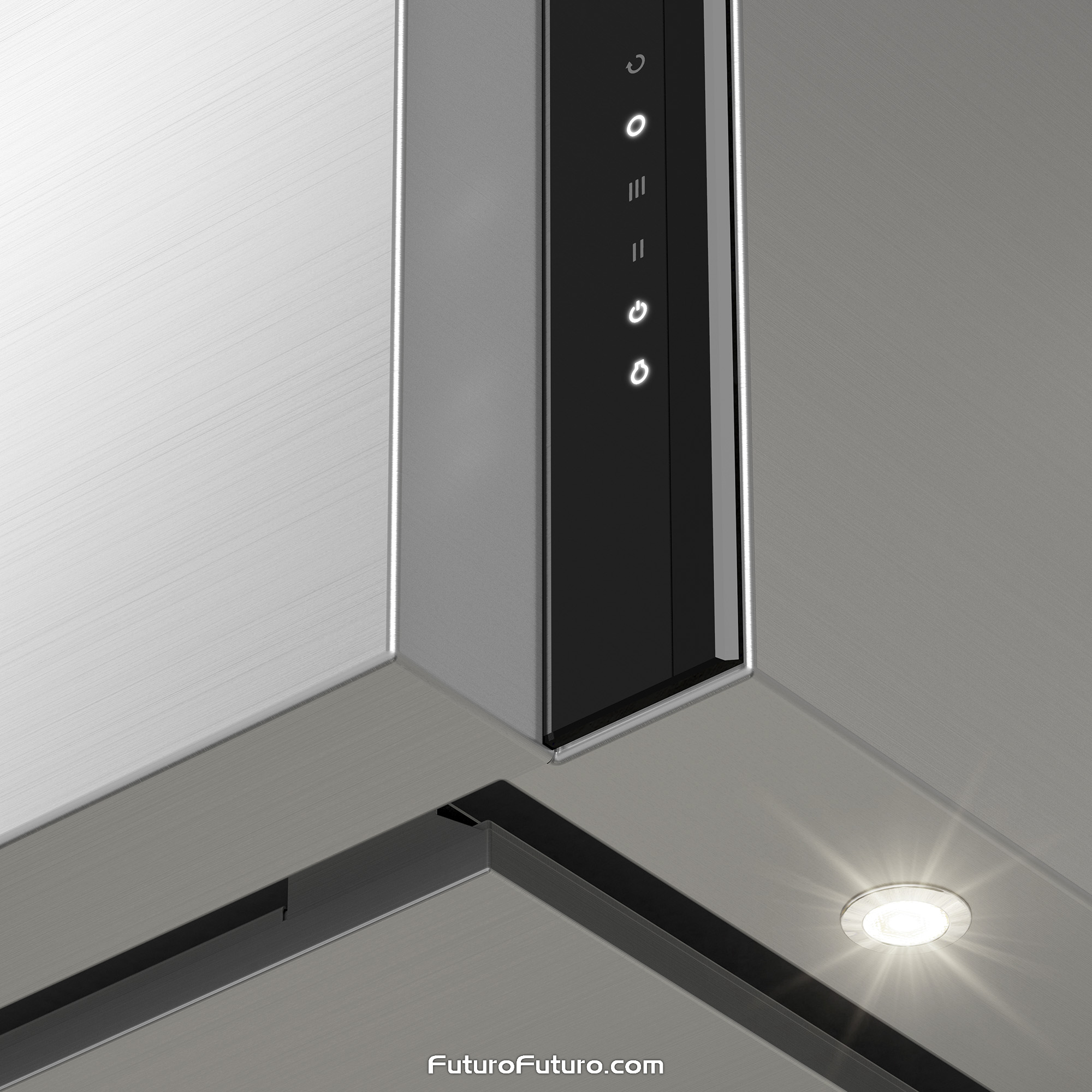 24″ Torre Black Wall Range Hood WL24TORREBLK