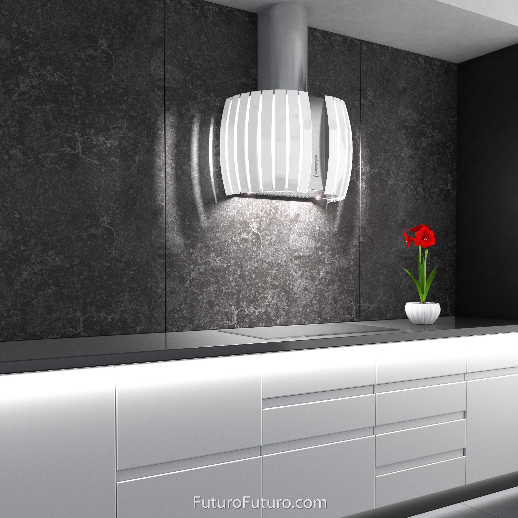 26″ Pearl White Wall Range Hood WL26PEARLWHT