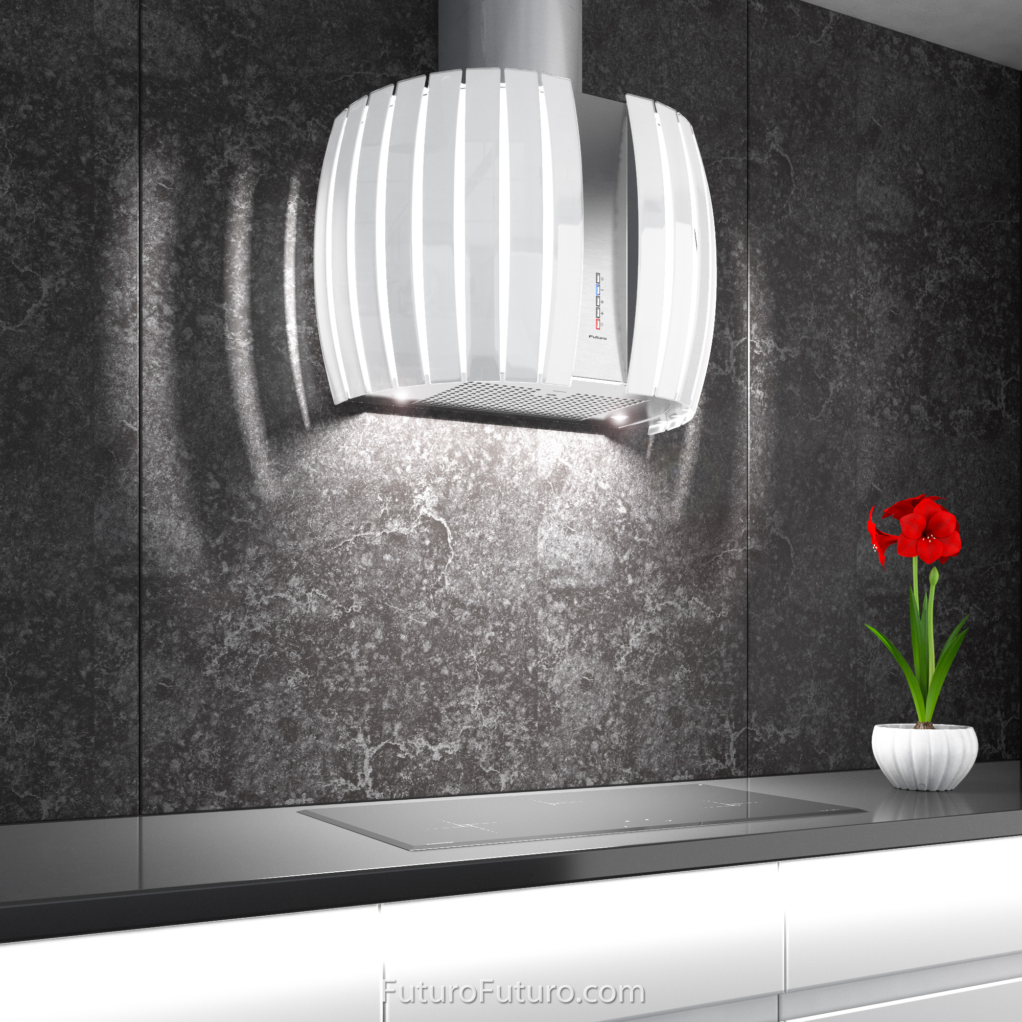 26″ Pearl White Wall Range Hood WL26PEARLWHT