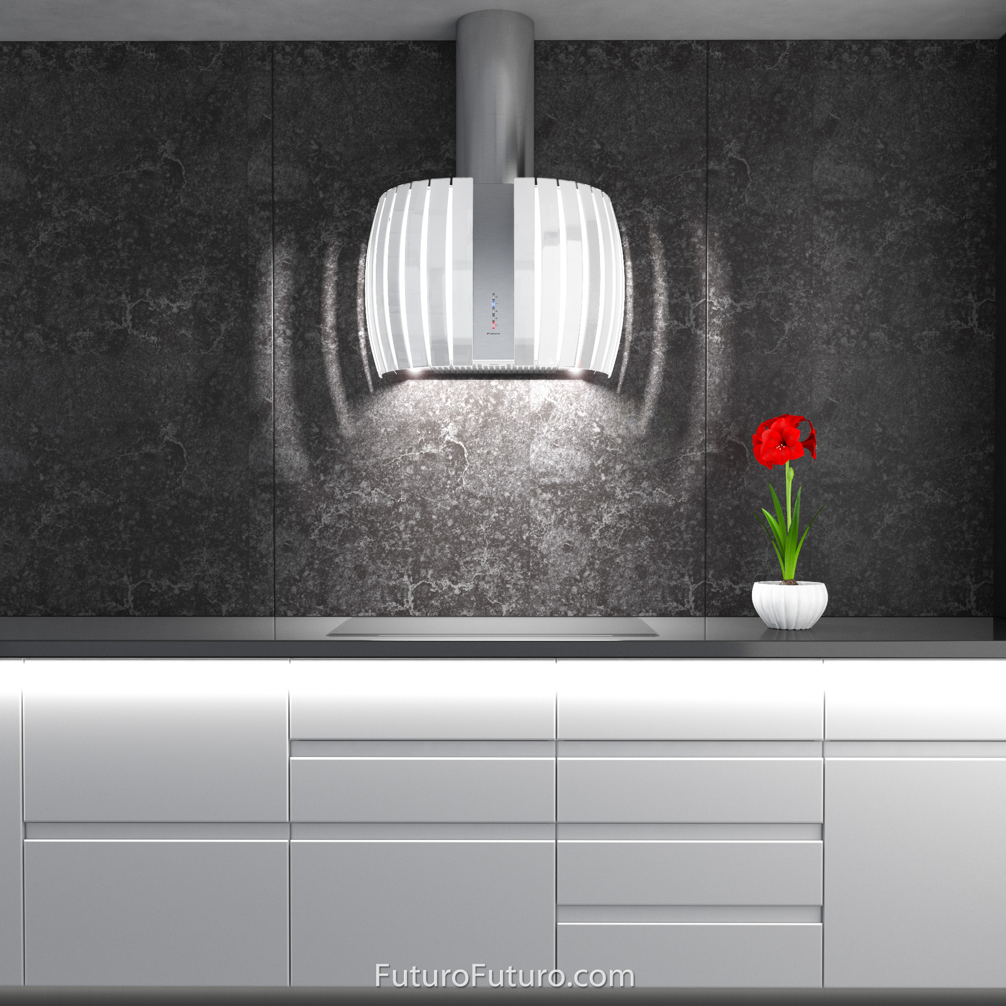26″ Pearl White Wall Range Hood WL26PEARLWHT