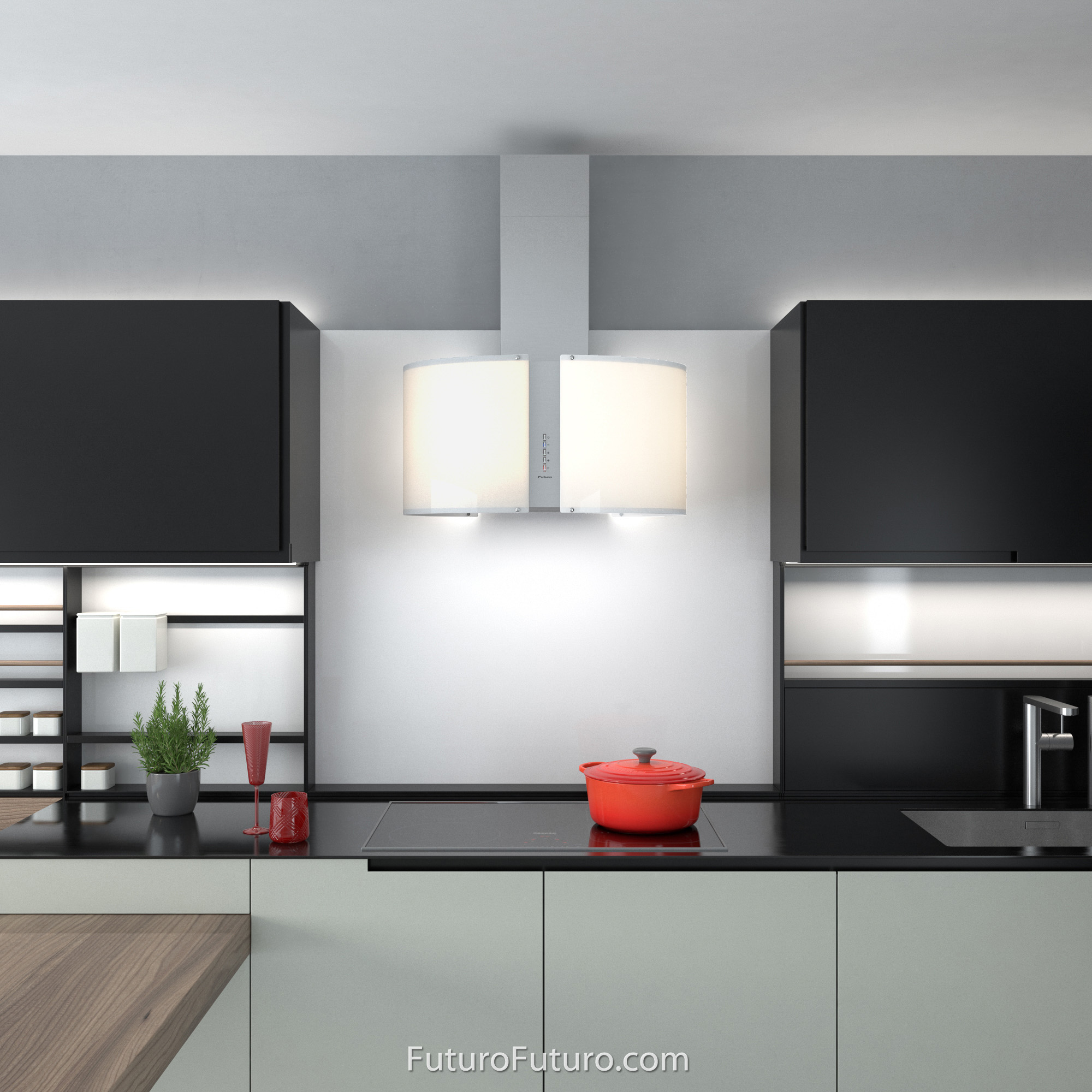 27″ Murano Glow LED Wall Range Hood WL27MURGLOWLED