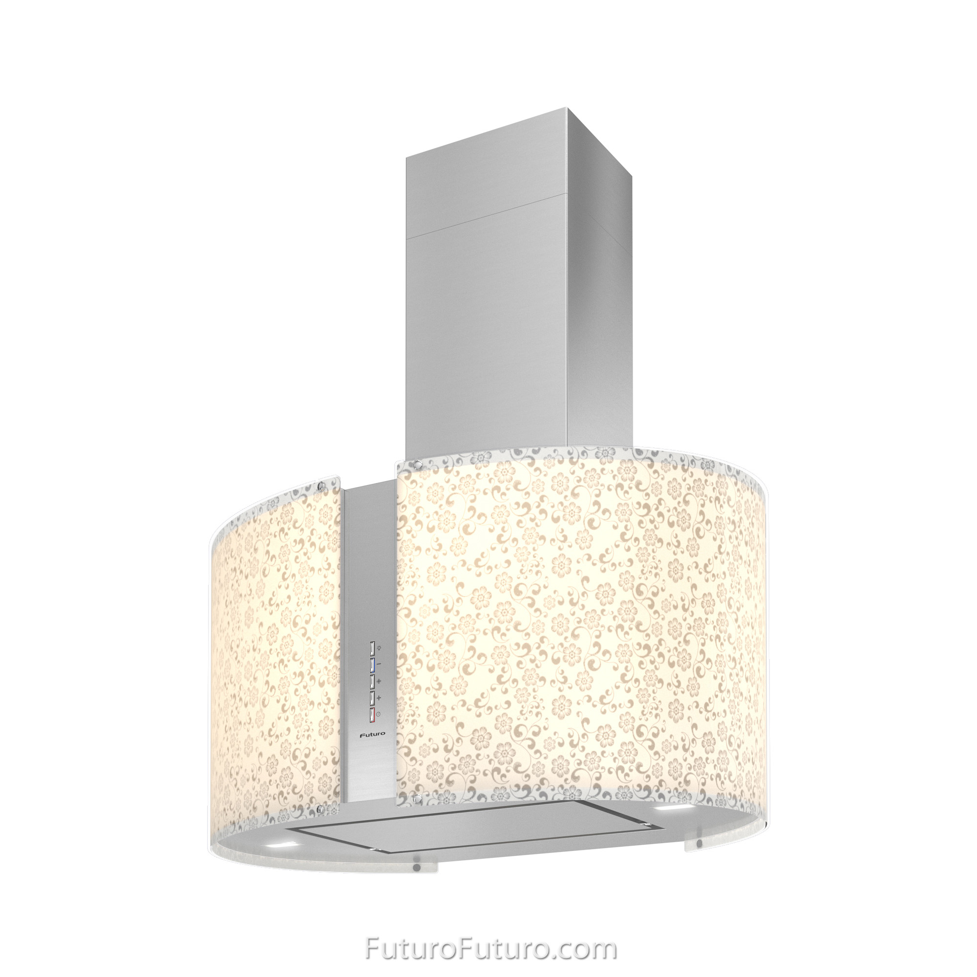 27″ Murano Mayflower LED Wall Range Hood WL27MURMAYFLOWERLED