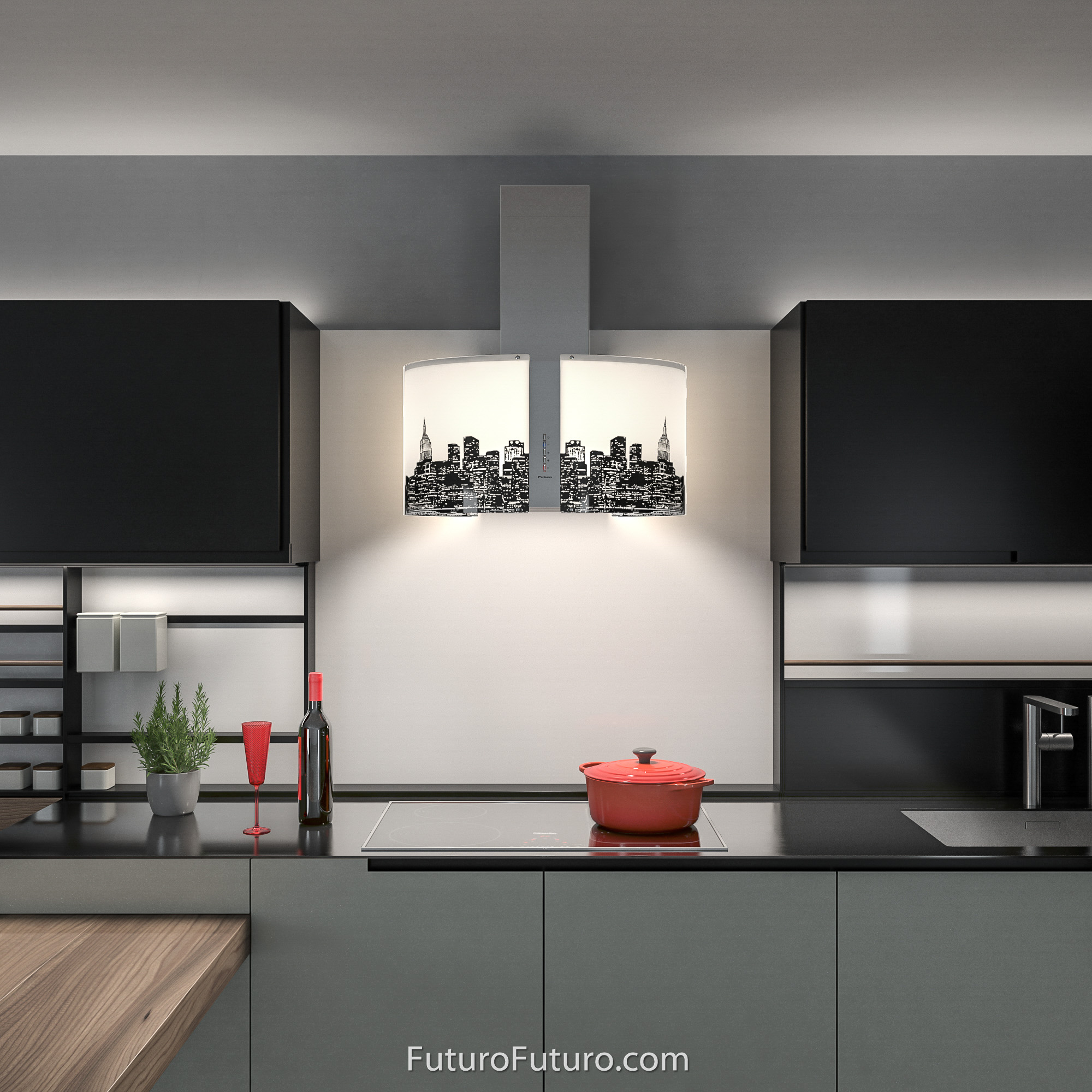 27″ Murano Metro LED Wall Range Hood WL27MURMETROLED