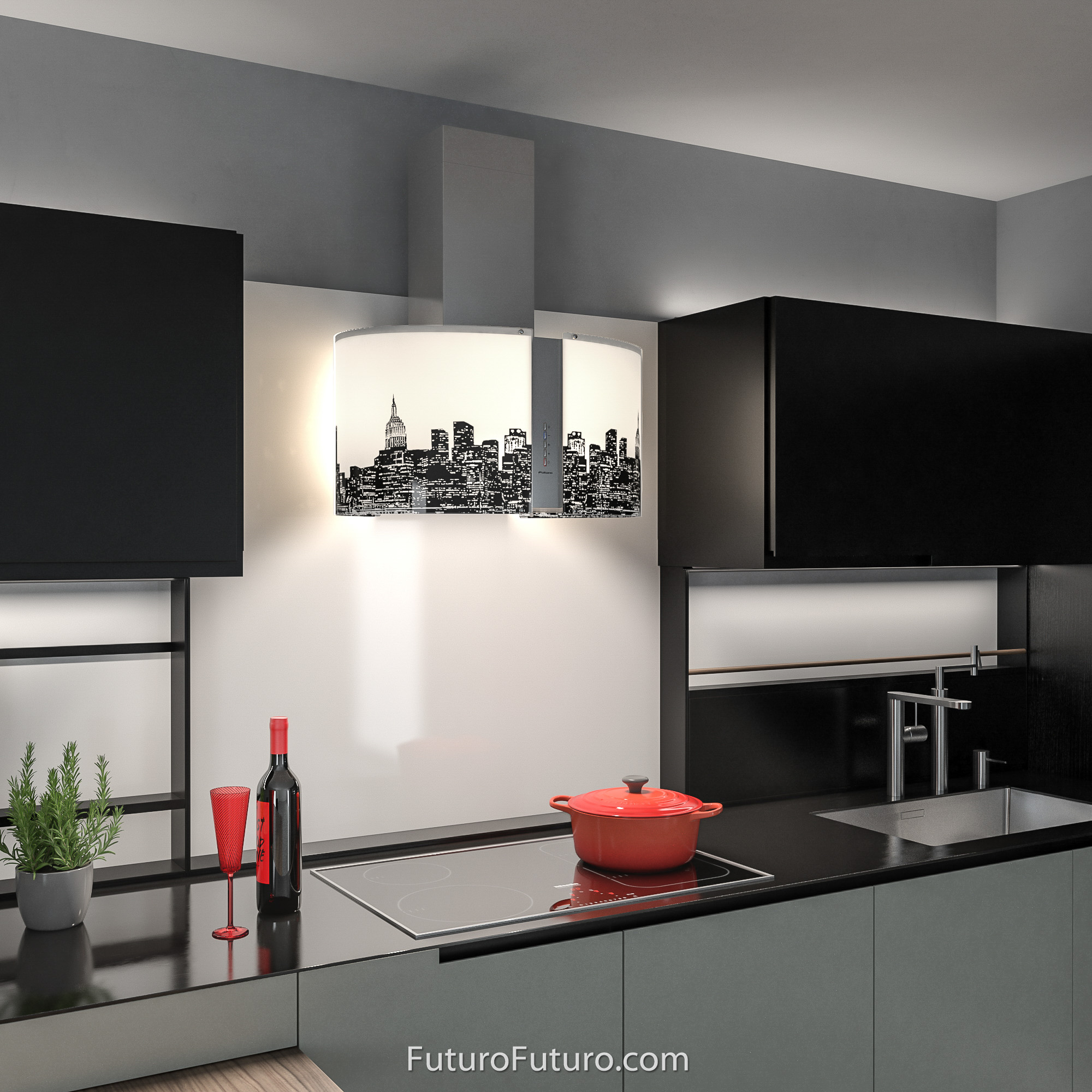27″ Murano Metro LED Wall Range Hood WL27MURMETROLED