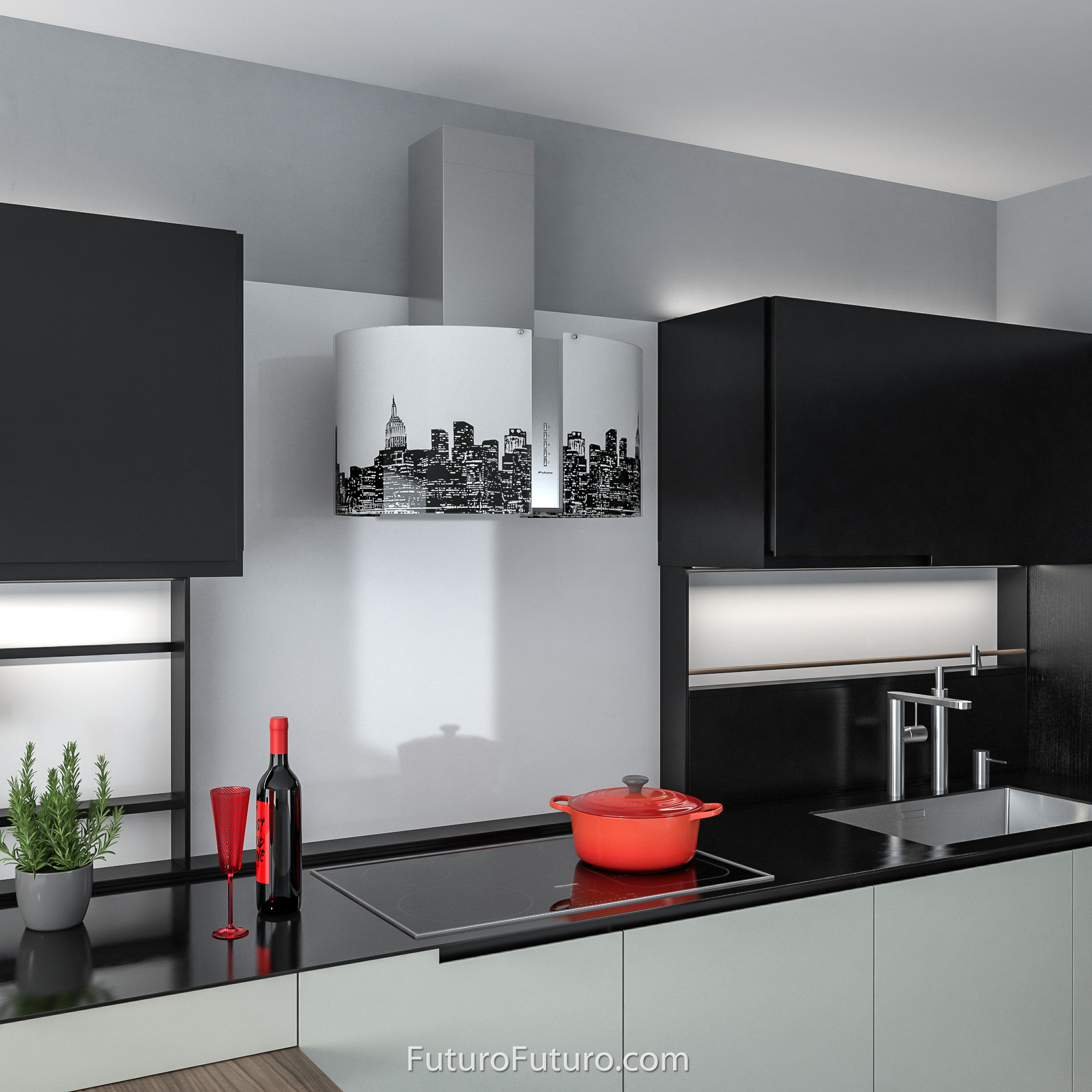 27″ Murano Metro LED Wall Range Hood WL27MURMETROLED