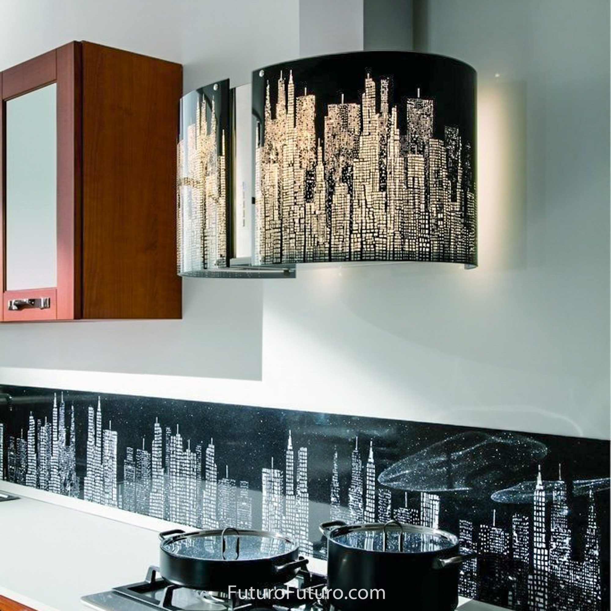 27″ Murano New York LED Wall Range Hood WL27MURNEWYORKLED