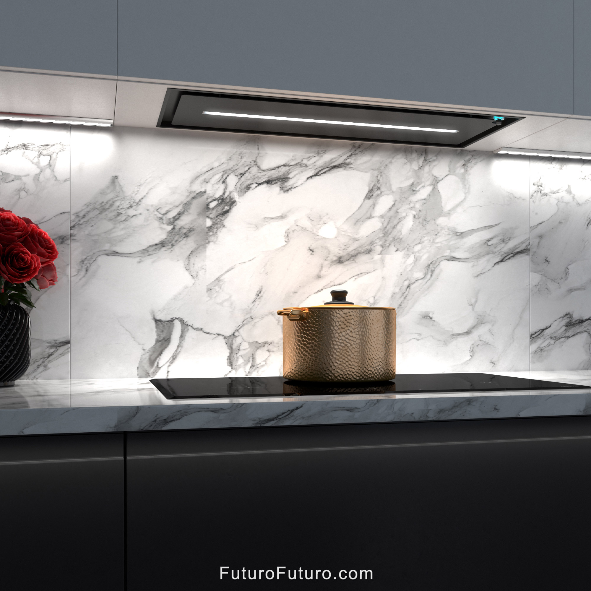 30″ Kelvin Black Insert Range Hood WL30KELVINBLK