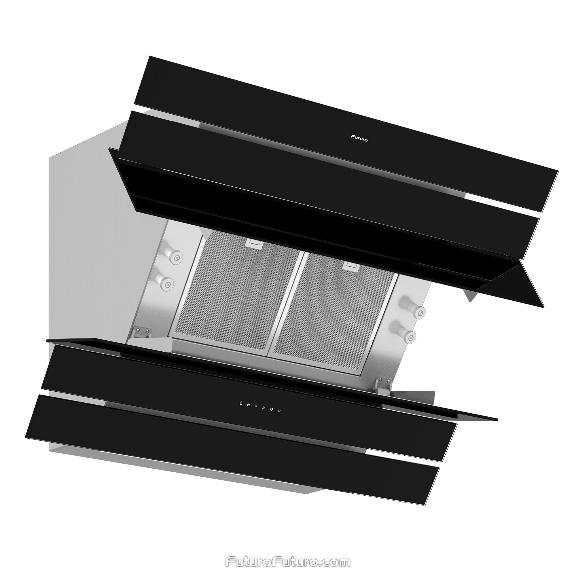 34″ Lester Black Wall Range Hood WL34LESTERBLK