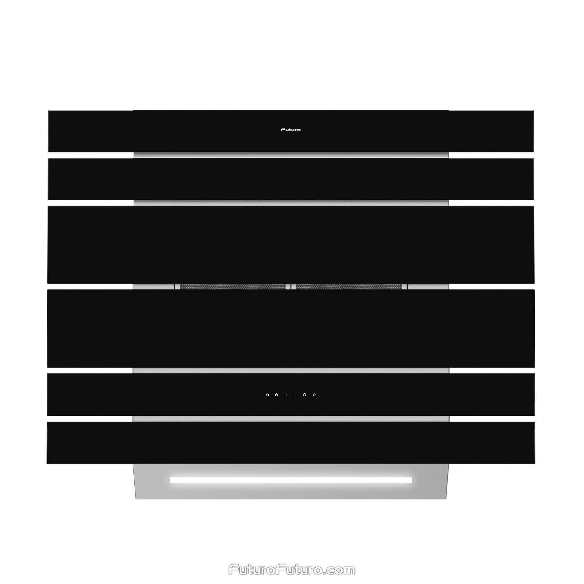 34″ Lester Black Wall Range Hood WL34LESTERBLK